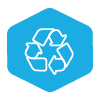 Apport de matériaux recyclés